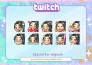 draw cute custom chibi emotes or sub badges for twitch, discord, vtuber